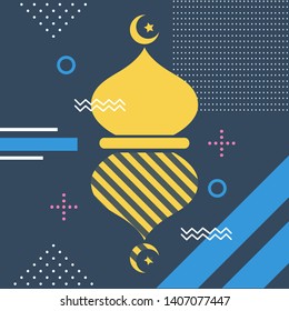 Ramadan Abstract Background Design Vector Illustration