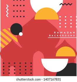 Ramadan Abstract Background Design Vector Illustration