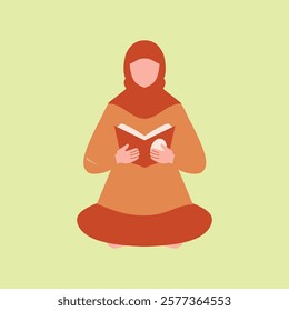 Ramadan activity illustration vector design