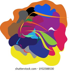 Ramadan activity series vector with flat concept, for wall painting, cloth and others