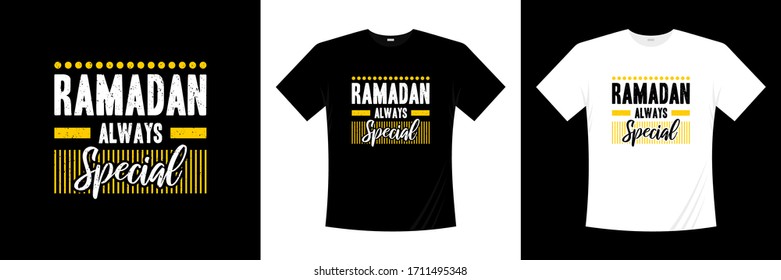El Ramadán siempre es un diseño especial de pantalones en T