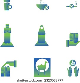 ramadan arabic islamic celebration icon silhouette style icon
