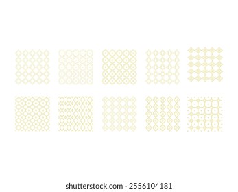 Ramadan Backgroud Pattern Element Set