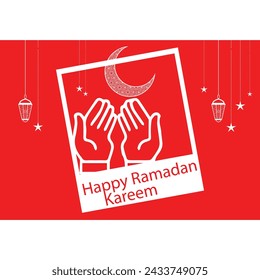 Ramadan background Arabic Calligraphy with beautiful colors. Ramadan Kareem the Islamic Month of celebration logo greeting design card. "Translated" Ramadan Kareem festival template. 