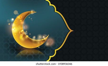 Ramadan background with copy space