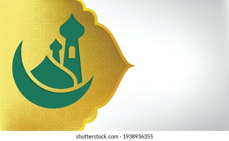 Ramadan background with copy space
