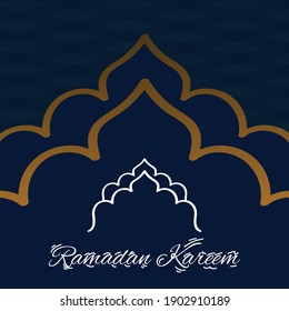 Ramadan background design is simple and minimalist looks cool