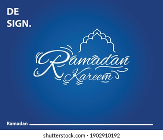 Ramadan background design is simple and minimalist looks cool