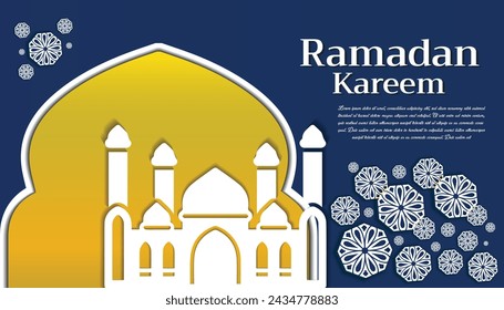 Ramadan Hintergrund, Eid al-Fitr Hintergrund, Islamische Neujahr Hintergrund Grußkarte