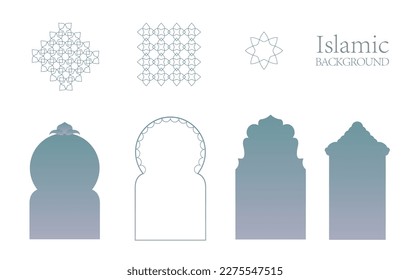 Ramadan background, islamic illustration, pattern