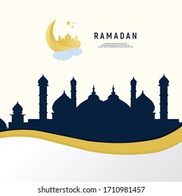 ramadan background - islamic mosque
