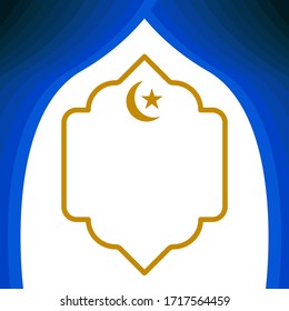 Ramadan background on white background