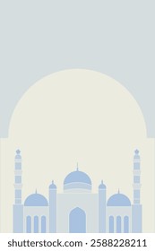 Ramadan background poster, muslim celebration background 