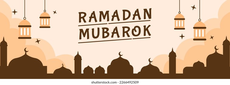 Ramadan Background simple minimalist, use for design printing, social media, greeting card, banner design etc
