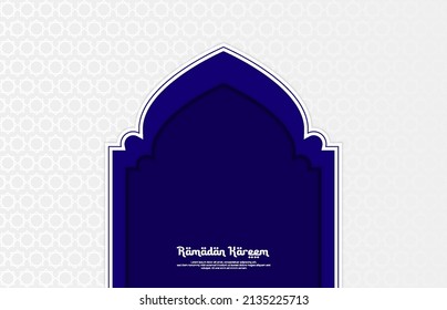 Ramadan background, suitable for messages, hopes and others