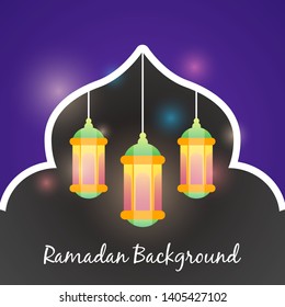Ramadan Background Vector Illustration Design