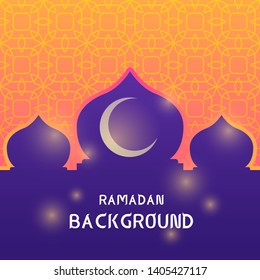 Ramadan Background Vector Illustration Design