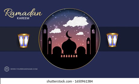 Ramadan background for web banners