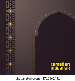 Ramadan Hintergründe Vektorillustration, Ramadan Kareem abstrakter Hintergrund.