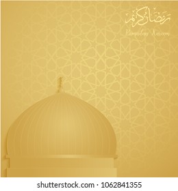 ramadan backgrounds vector,Ramadan kareem  arabic pattern gold background