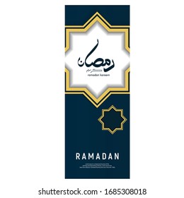 ramadan backgrounds vector,Ramadan kareem on navy blue abstract background