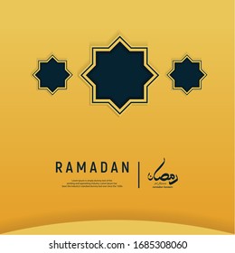 ramadan backgrounds vector,Ramadan kareem on navy blue abstract background