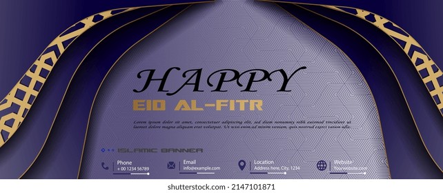 plantilla de banner ramadan, ideal para concepto islámico, celebración, etc