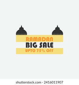 Ramadan big sale banner discount