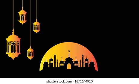 RAMADAN BLACK GOLD VECTOR for your website or social media needs.
