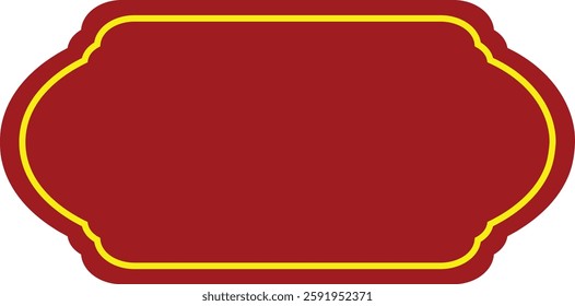Ramadan Border Decoration on White Background. Vector Illustration.