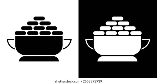 Ícone do café da manhã do Ramadã Gráficos escalonáveis vetoriais