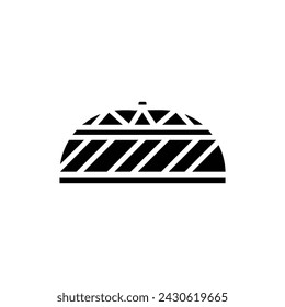 Ramadan Cap Filled Icon Vector Illustration