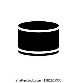 Ramadan Cap Hat Fez Helmet Islam Religion Culture Vector Glyph Icons. Editable Stroke and color.