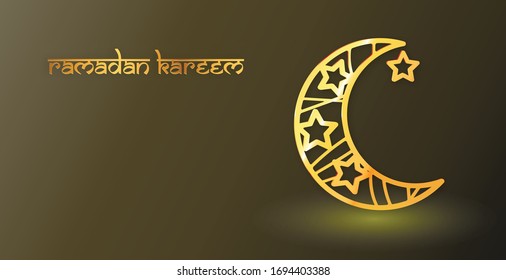 Ramadan card beautiful vector illustration