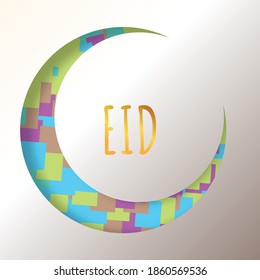 Ramadan card moon design card background 