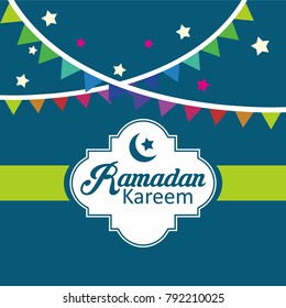 Ramadan card and poster illustration