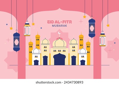 Ramadan Celebration. Ramadan background. March 10. Vector illustration design Template for Poster, Banner, Flyer, Card, Post, Cover, Postcard. Ramadan Kareem. Ramadan Mubarak. Islamic greeting.