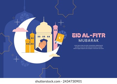 Ramadan Celebration. Ramadan background. March 10. Vector illustration design Template for Poster, Banner, Flyer, Card, Post, Cover, Postcard. Ramadan Kareem. Ramadan Mubarak. Islamic greeting.