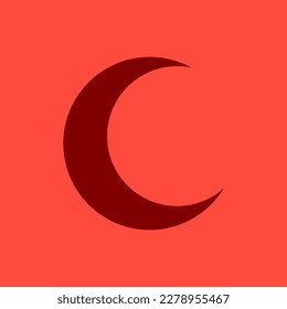 Fondo de la celebración del Ramadán en color rojo claro. Simple y moderno vector de diseño islámico. Adecuado para fondo, afiche, banner, fondo de pantalla, invitación, texto de presupuesto, tarjeta de saludo