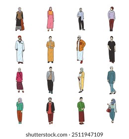 Ramadan Character Illustration - Colored