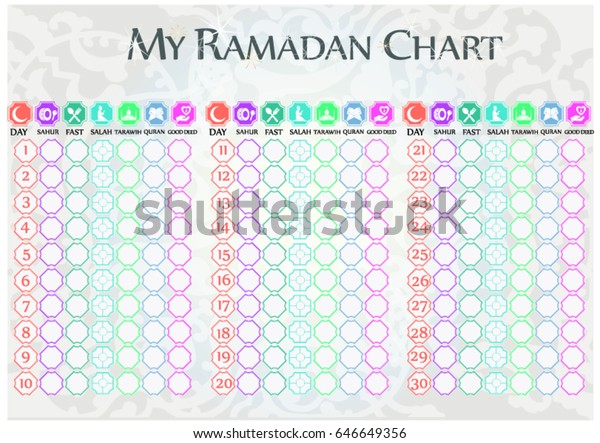 My Ramadan Chart