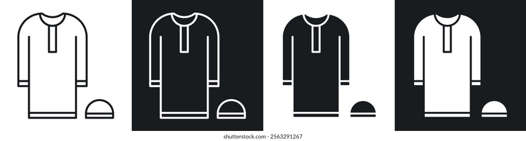 Ramadan clothes icon pack for app and website ui designs.