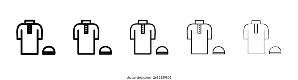 Ramadan Kleidung Symbol Vektor Kunst Illustration