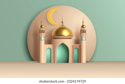 Ramadan cover, ramadan mubarak background, template design element, Vector illustration