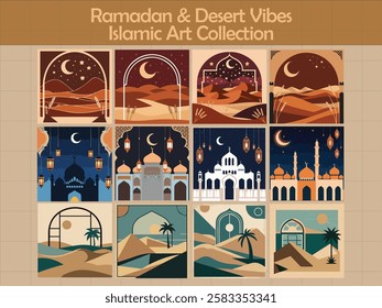 Ramadan and Desert Vibes - islamic Art Collection
