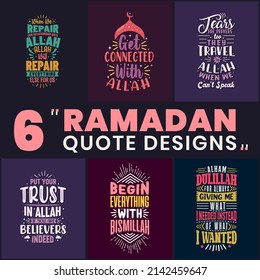 Ramadan design bundle, Islamic quotes set. Ramadan SVG bundle