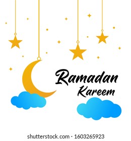 Ramadan design graphic concept modern simple and fresh idea 