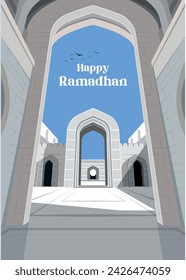 Ramadan design illustration for Ramadan celebration purpose. Ramadan Kareem! happy ramadan, Eid Mubarak! Islamic holiday vector illustrations, Arabic architecture, mosque, pattern, rehal