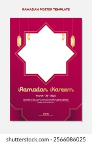 Ramadan Design Invitation Card template illustration design Ramadan Kareem greeting banner