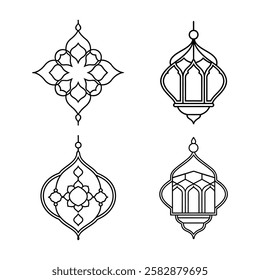 Ramadan Design Ornament Vector Illustration